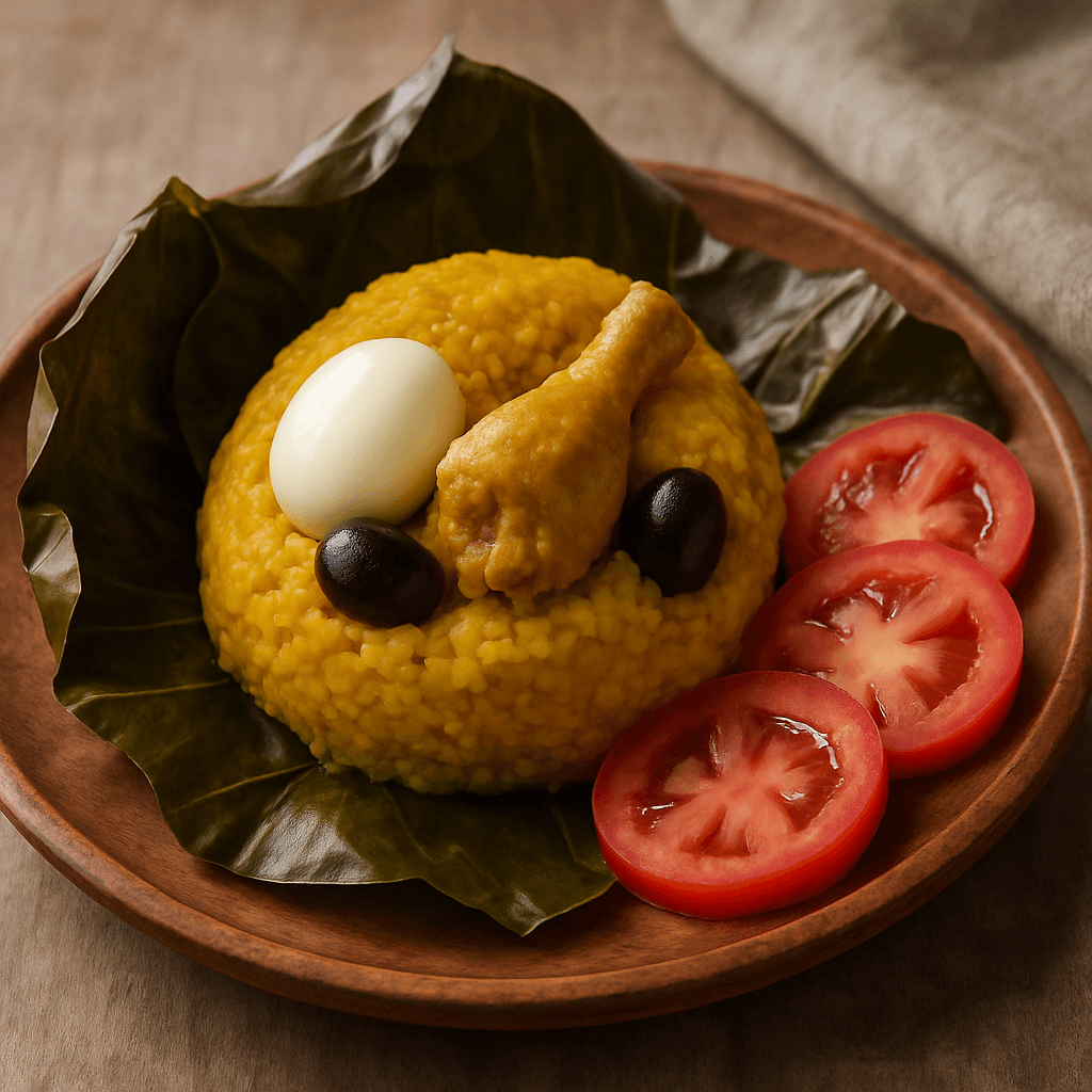 Juane de arroz con pollo